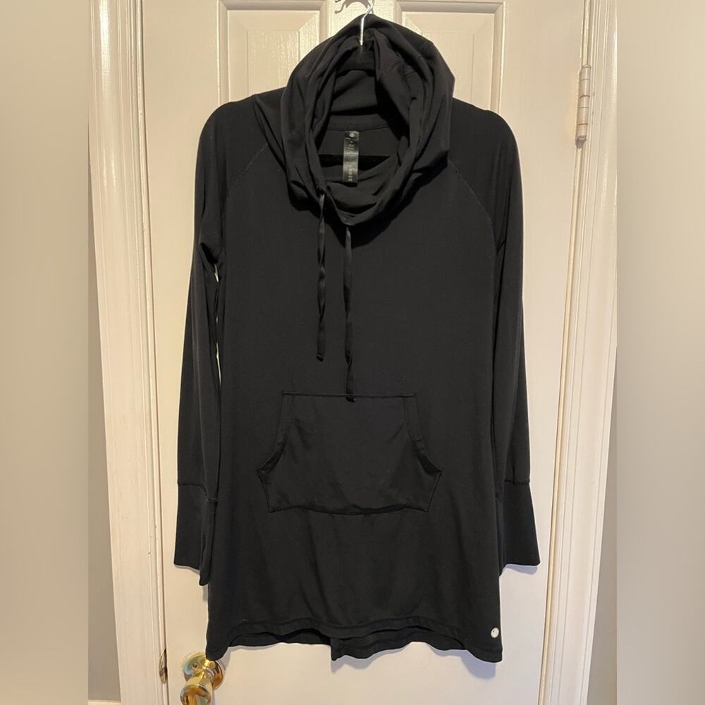Yogalicious Lux Pullover Black Hoodie Size M